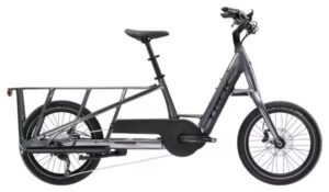 Bicicleta de carga longtail eléctrica Trek Fetch+ 2 Shimano Deore 10V 500Wh 20'' Gris