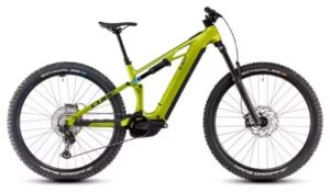 MTB eléctrica de doble suspensión Cube Stereo Hybrid One44 HPC Race 800 Shimano Deore XT 12V 800 Wh 27.5'' Verde Flash Lime 2025
