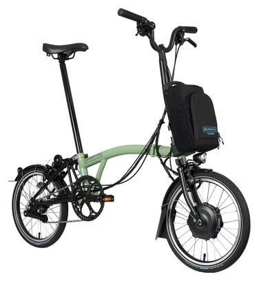 Bicicleta plegable eléctrica Brompton Electric C Line Explore Mid Brompton 6V 300 Wh 16'' Verde Matcha - Image 2