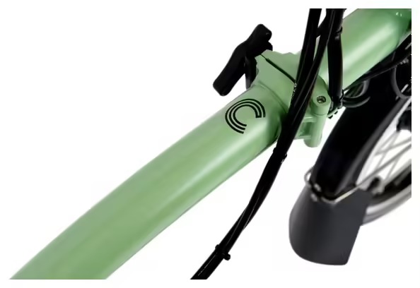 Bicicleta plegable eléctrica Brompton Electric C Line Explore Mid Brompton 6V 300 Wh 16'' Verde Matcha - Image 8