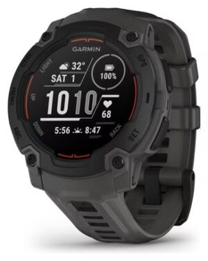 Reloj GPS Garmin Instinct E - 45 mm Negro con correa de silicona Gris Charcoal