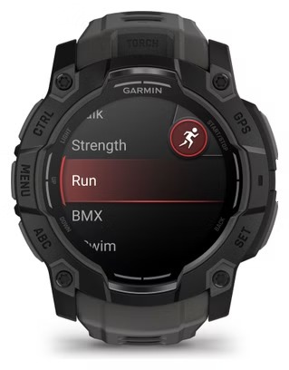 Reloj GPS Garmin Instinct 3 AMOLED - 50 mm Negro con correa de silicona Gris Charcoal - Image 2