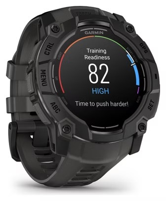 Reloj GPS Garmin Instinct 3 AMOLED - 50 mm Negro con correa de silicona Gris Charcoal - Image 3