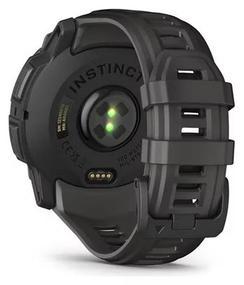 Reloj GPS Garmin Instinct 3 AMOLED - 50 mm Negro con correa de silicona Gris Charcoal - Image 5
