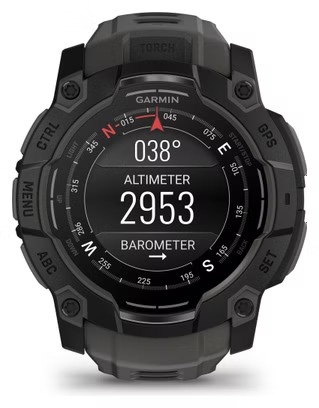 Reloj GPS Garmin Instinct 3 AMOLED - 50 mm Negro con correa de silicona Gris Charcoal - Image 7