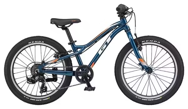 MTB semirrígida infantil GT Somper Ace 7V 20'' 2022 Azul Teal brillante 6 - 8 años
