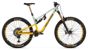 MTB de doble suspensión Rocky Mountain Altitude Carbon 90 Shimano XTR 12V 29'' Rallye Edition Verde Amarillo