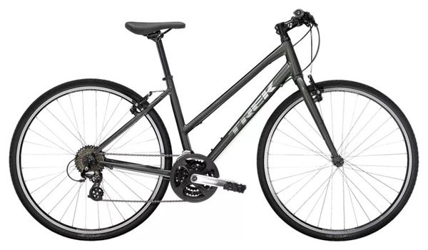Bicicleta de ciudad para mujer Trek FX 1 Stagger Shimano Altus 7V Gris