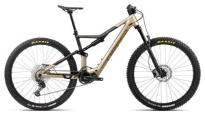 MTB eléctrica de doble suspensión Orbea Rise H30 Shimano Deore 12V 540 Wh 29'' Marrón Beige Baobab 2024