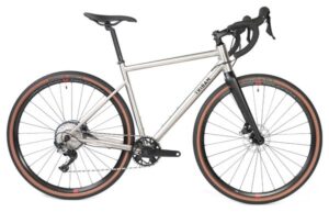 Bicicleta gravel Triban GRVL 900 Titanio Shimano GRX 600 11V 700 mm Gris