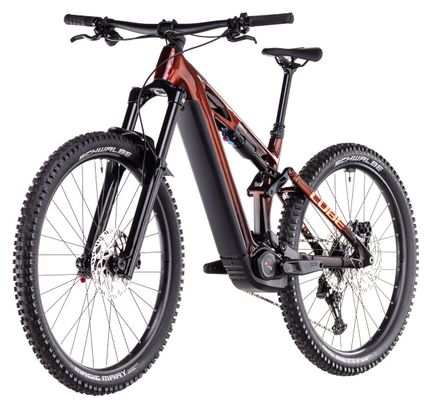 MTB eléctrica de doble suspensión Cube Stereo Hybrid One77 HPC Race 800 Shimano Deore 12V 800 Wh 29''/27.5'' Naranja Liquid 2025 - Image 3