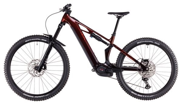 MTB eléctrica de doble suspensión Cube Stereo Hybrid One77 HPC Race 800 Shimano Deore 12V 800 Wh 29''/27.5'' Naranja Liquid 2025 - Image 4