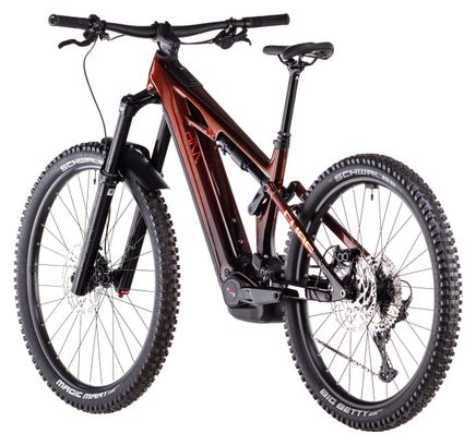 MTB eléctrica de doble suspensión Cube Stereo Hybrid One77 HPC Race 800 Shimano Deore 12V 800 Wh 29''/27.5'' Naranja Liquid 2025 - Image 5