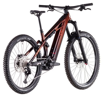 MTB eléctrica de doble suspensión Cube Stereo Hybrid One77 HPC Race 800 Shimano Deore 12V 800 Wh 29''/27.5'' Naranja Liquid 2025 - Image 6