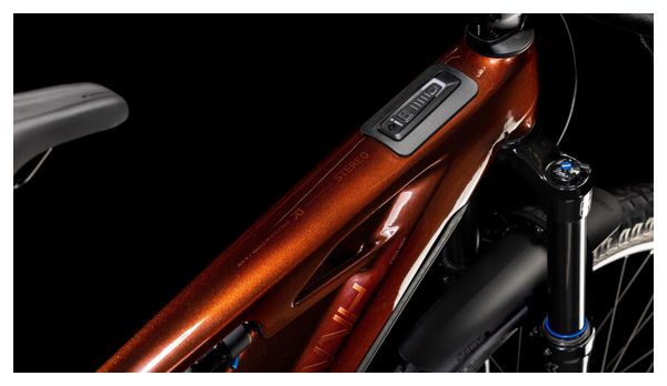 MTB eléctrica de doble suspensión Cube Stereo Hybrid One77 HPC Race 800 Shimano Deore 12V 800 Wh 29''/27.5'' Naranja Liquid 2025 - Image 7