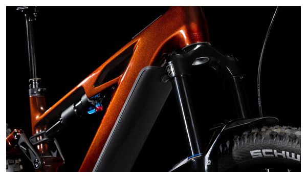 MTB eléctrica de doble suspensión Cube Stereo Hybrid One77 HPC Race 800 Shimano Deore 12V 800 Wh 29''/27.5'' Naranja Liquid 2025 - Image 8