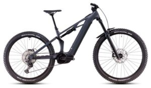 MTB eléctrica de doble suspensión Cube Stereo Hybrid One77 HPC Race 800 Shimano Deore 12V 800 Wh 29''/27.5'' Gris Slap 2025