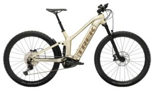 MTB eléctrica de doble suspensión Trek Powerfly FS 7 Shimano SLX / XT 12V 625 Wh 29'' Beige Gen 3