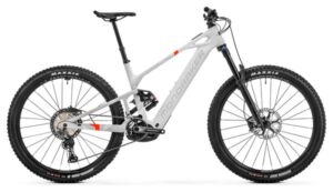MTB eléctrica de doble suspensión Mondraker Crafty Carbon R Shimano XT 12V 800 Wh 29'' Blanco 2025