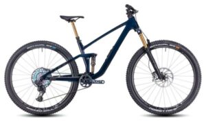 MTB de doble suspensión Cube Stereo One44 C:68X SLT Sram XX1 Eagle AXS 12V 29'' Azul Liquid 2024