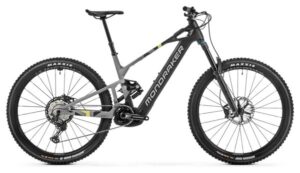 MTB eléctrica de doble suspensión Mondraker Crafty Carbon R Shimano XT 12V 800 Wh 29'' Gris Negro 2025