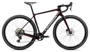 Bicicleta gravel Orbea Terra M30TEAM 1X Shimano GRX 12V 700 mm Rojo Wine Carbon View 2025