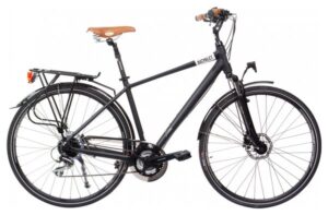 Bicicleta de ciudad Bicyklet Léon Shimano Acera/Altus 8V 700 mm Negro mate