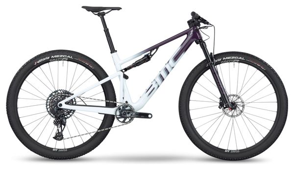MTB de doble suspensión BMC Fourstroke One Sram GX Eagle AXS 12V 29'' Violeta Deep Blanco