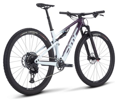 MTB de doble suspensión BMC Fourstroke One Sram GX Eagle AXS 12V 29'' Violeta Deep Blanco - Image 7