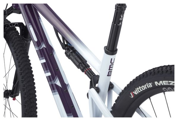 MTB de doble suspensión BMC Fourstroke One Sram GX Eagle AXS 12V 29'' Violeta Deep Blanco - Image 9