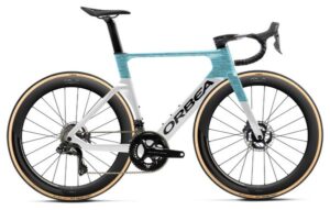 Bicicleta de carretera Orbea Orca Aero M10iLTD Shimano Dura-Ace Di2 12V 700 mm Blanco Azul Sky 2025