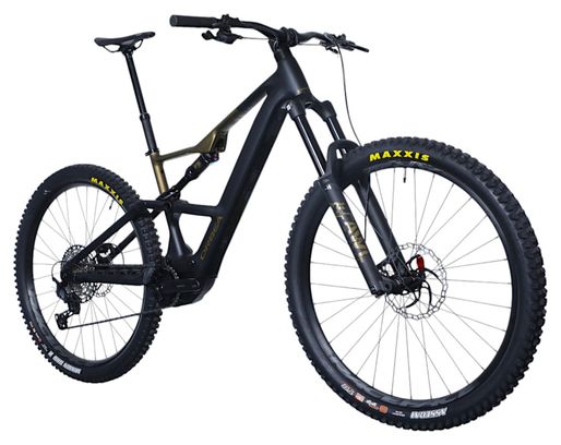 MTB eléctrica de doble suspensión Orbea Rise LT H20 Shimano Deore/SLX 12V 630 Wh 29'' Negro Diamond Verde Splash Olive 2025 - Image 2
