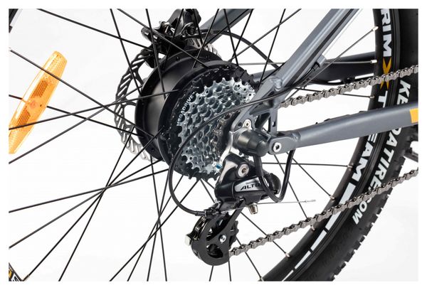 MTB eléctrica de doble suspensión Moma E-MTB 29'' Shimano Altus 8V Gris - Image 4