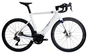 Bicicleta de carretera eléctrica Stajvelo Mirabeau Shimano Ultegra Di2 12V 500Wh 700 mm Blanco 2024