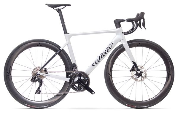 Bicicleta de carretera Wilier Triestina Filante SL Miche SWR Evo 50 Shimano 105 Di2 12V 700 mm Plata 2025