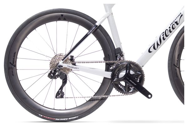 Bicicleta de carretera Wilier Triestina Filante SL Miche SWR Evo 50 Shimano 105 Di2 12V 700 mm Plata 2025 - Image 2