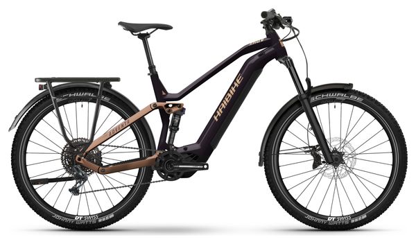 MTB eléctrica de doble suspensión Haibike Adventr SE 12 Sram GX/NX Eagle 12V 720 Wh 29'' Violeta/Cobre 2024
