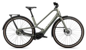 Bicicleta eléctrica de ciudad Orbea Diem 20 Shimano Nexus Inter-5 5V correa 630 Wh 700 mm Verde Gris Spaceship 2025