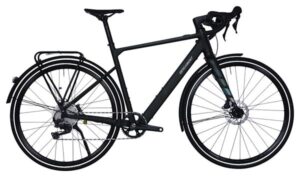 Bicicleta eléctrica de ciudad Bergamont E-Sweep Adventure Shimano GRX 11V Mahle 250Wh Gris 2024 - Bicicleta de exposición