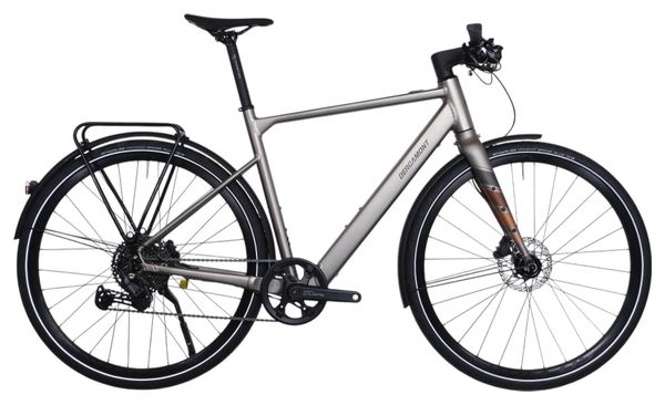 Bicicleta eléctrica de ciudad Bergamont E-Sweep Tour Shimano Cues 10V Mahle 250Wh Gris 2023 - Bicicleta de exposición