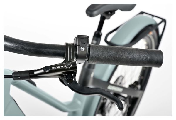 Bicicleta eléctrica de ciudad Winora IRide Pure X10 Mid Shimano Cues 10V 400Wh 27 5'' Verde 2024 - Image 6