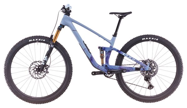 MTB de doble suspensión Cube Stereo One44 C:62 Race Shimano Deore XT 12V 29'' Azul Pigeon Art 2025 - Image 4