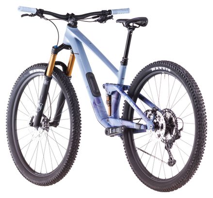 MTB de doble suspensión Cube Stereo One44 C:62 Race Shimano Deore XT 12V 29'' Azul Pigeon Art 2025 - Image 5