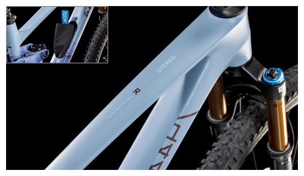 MTB de doble suspensión Cube Stereo One44 C:62 Race Shimano Deore XT 12V 29'' Azul Pigeon Art 2025 - Image 7