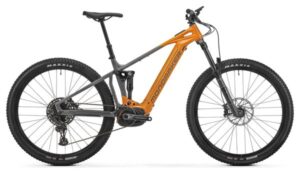MTB eléctrica de doble suspensión Mondraker Chaser Sram SX Eagle 12V 625Wh 29'' Naranja Gris 2025