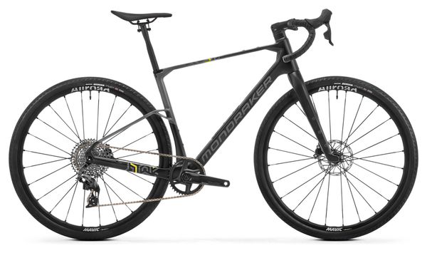 Bicicleta gravel Mondraker Arid Carbon R Sram Rival XPLR AXS 12V 700 mm Negro 2025