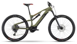 MTB eléctrica de doble suspensión Raymon FullRay 150E 9.0 Sram SX Eagle 12V 630Wh 29'' Verde