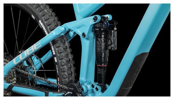 MTB de doble suspensión Cube Stereo One77 Race Shimano XT 12V 29'' Azul Bondi - Image 8