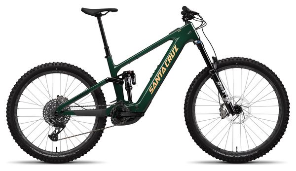 MTB de doble suspensión eléctrico Santa Cruz Vala S Carbono C Sram GX 12V MX (29/27.5'') Verde