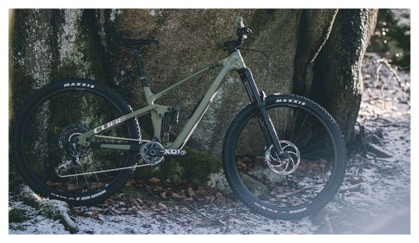MTB de doble suspensión Cube Stereo One55 C:62 TM 29 Sram X01 Eagle AXS 12V 29'' Verde Olive 2024 - Image 10